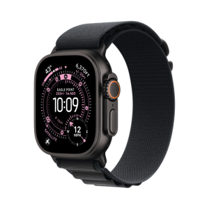 Apple Watch Ultra 3, 49mm GPS + Cellular, Black, Alpine Loop Black, M