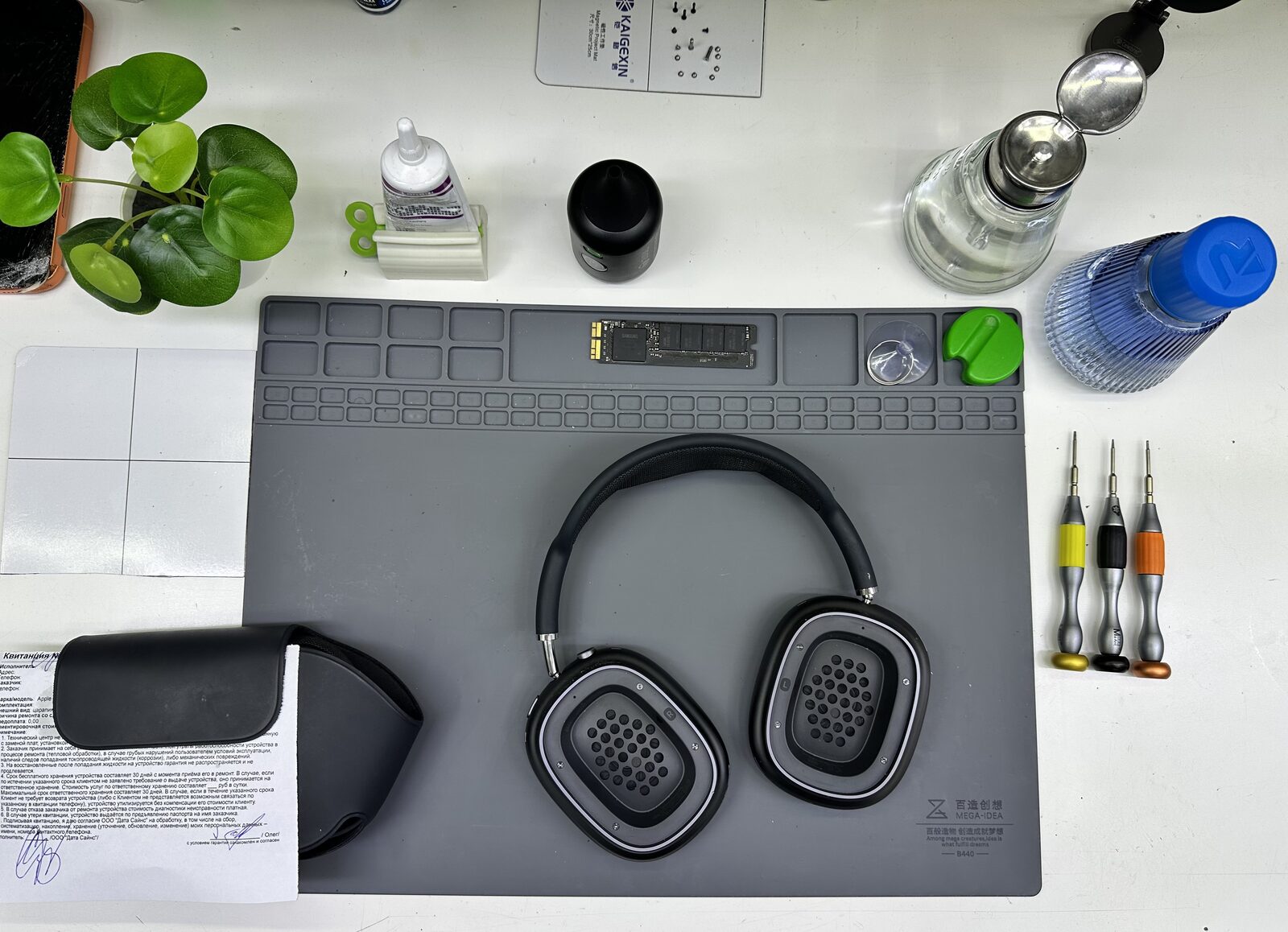Ремонт AirPods Max в сервисе iFresh.One — фото процесса