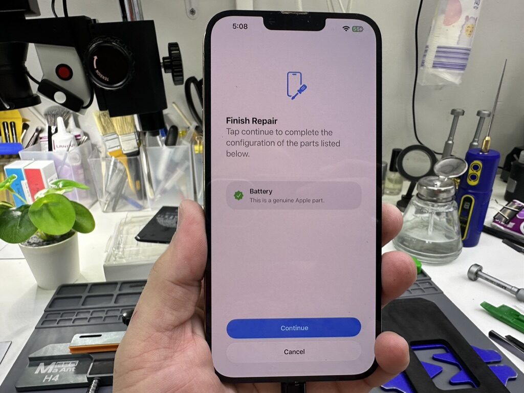 Ремонт iPhone 15 в сервисе iFresh.One — фото процесса