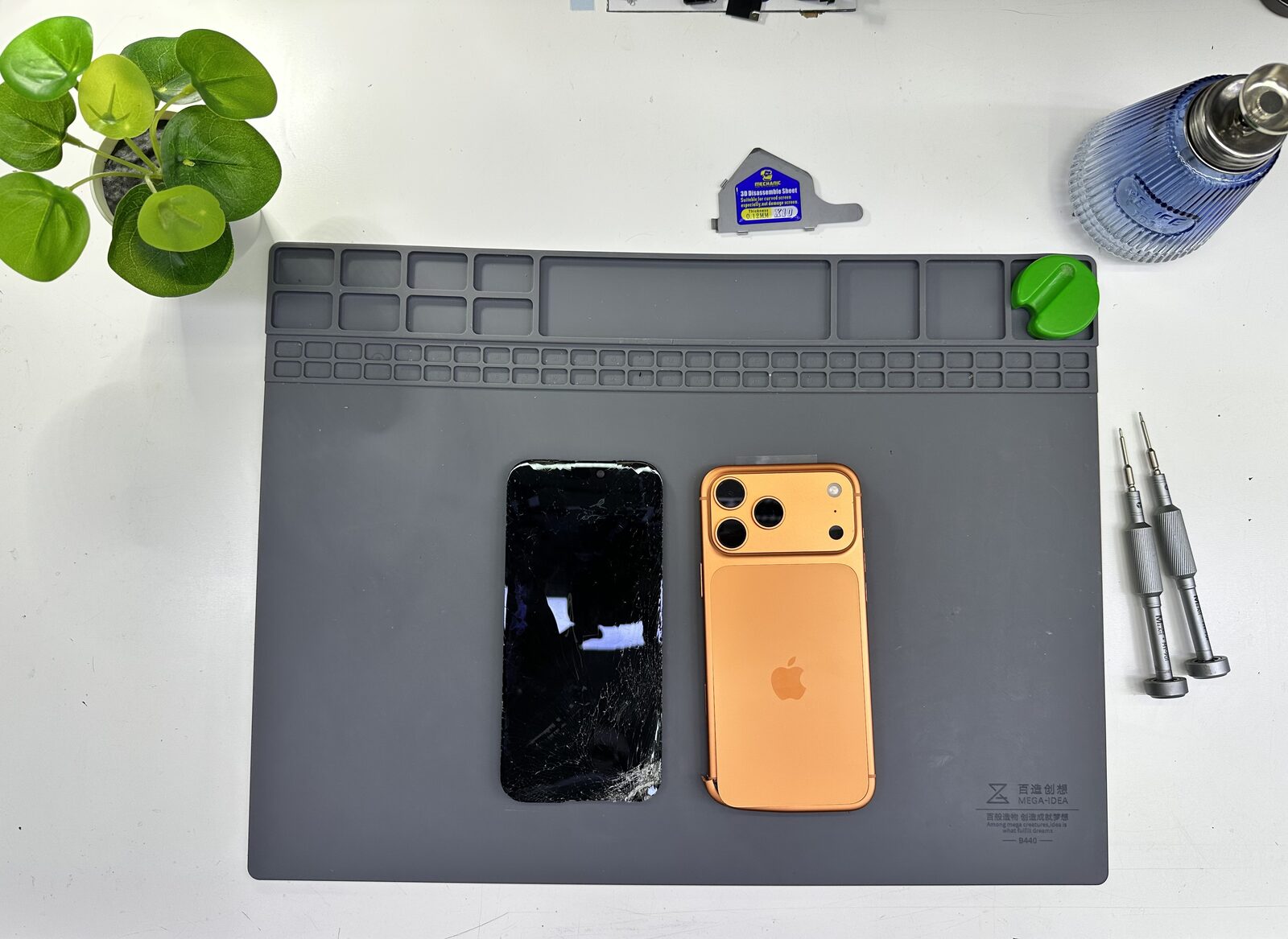 Ремонт iPhone 17 в сервисе iFresh.One — фото процесса