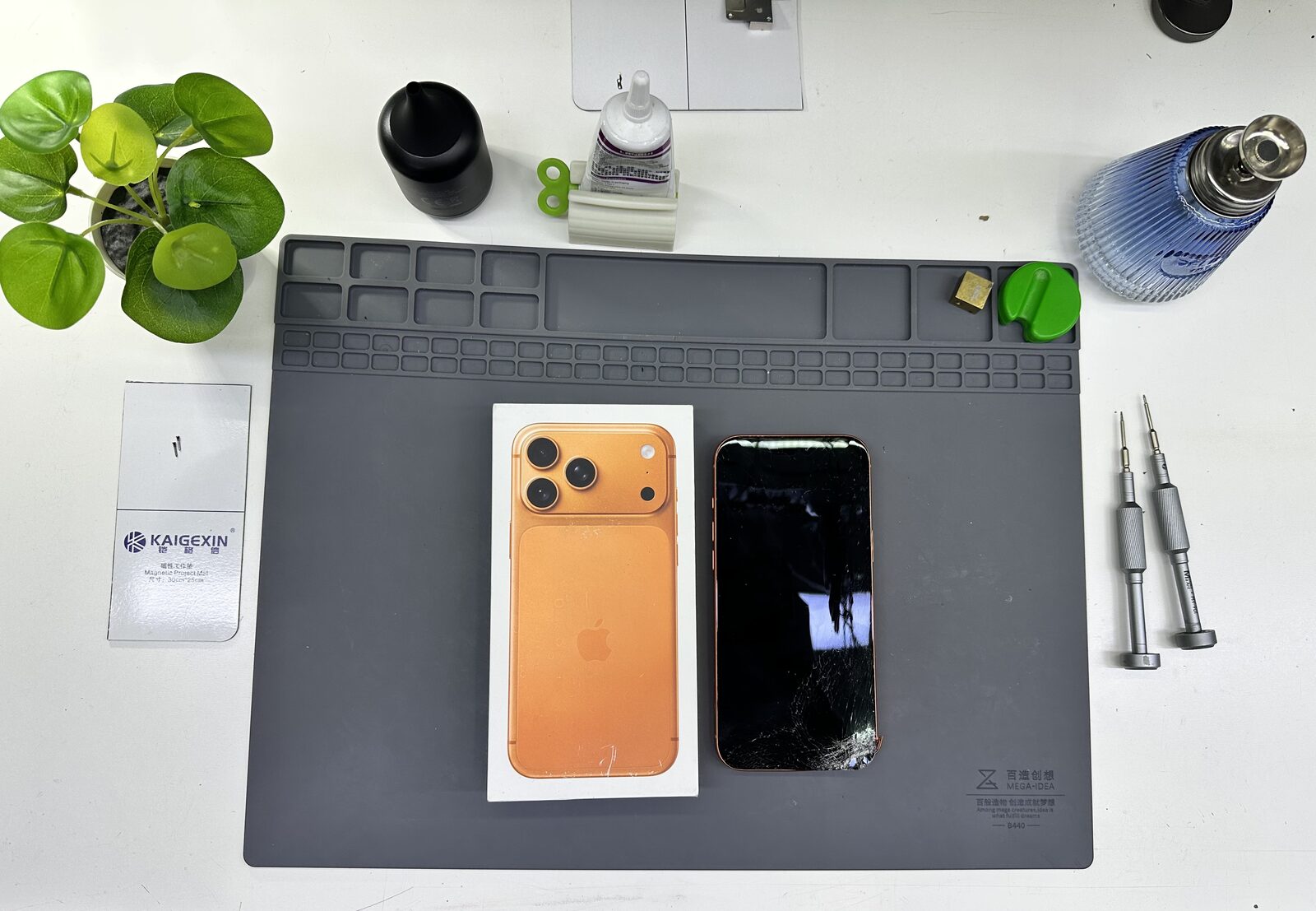 Ремонт iPhone 12 mini в сервисе iFresh.One — фото процесса