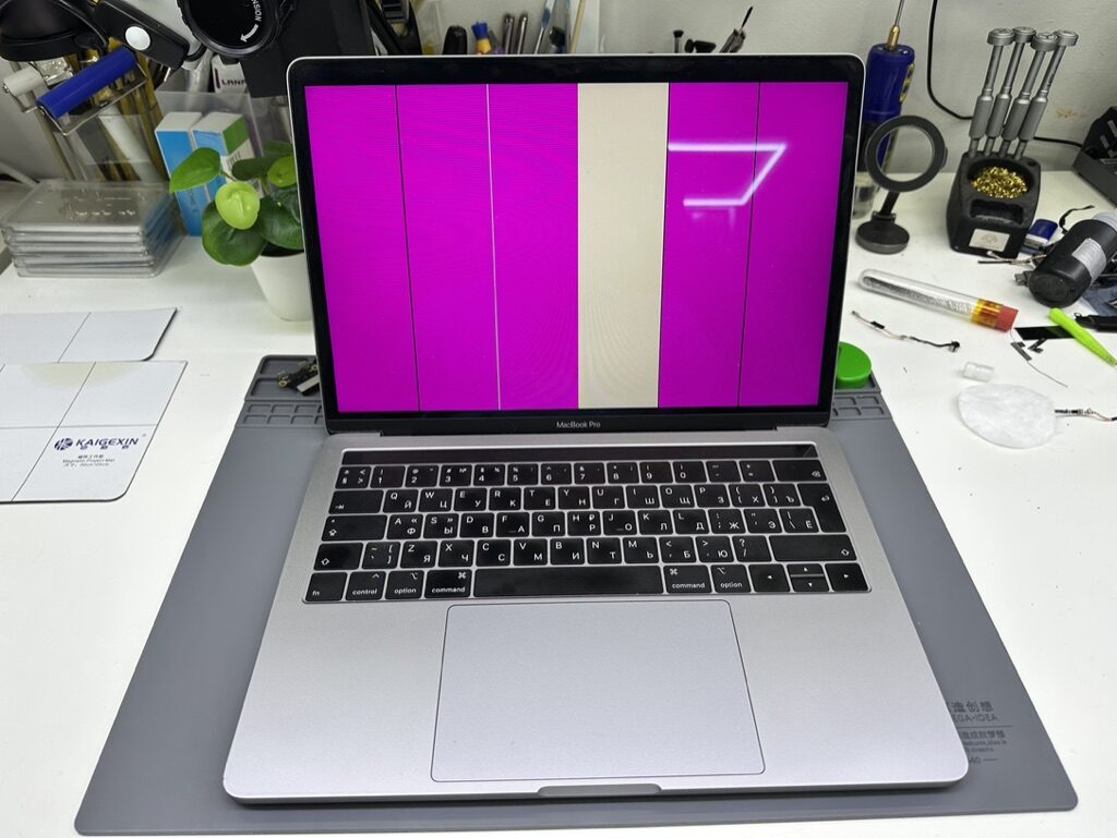 Ремонт MacBook Pro 16 M4 в сервисе iFresh.One — фото процесса