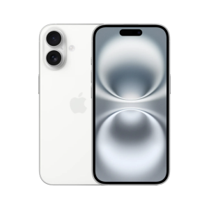 iPhone 16, White, 128 ГБ, Nano-SIM + eSIM