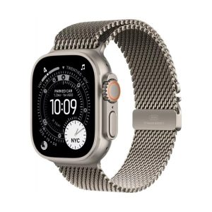 Apple Watch Ultra 3, 49mm GPS + Cellular, Natural, Titanium Milanese Loop Natural, M